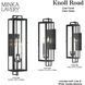 Knoll Road 4 Light 27.13 inch Coal Outdoor Wall Mount, Great Outdoors